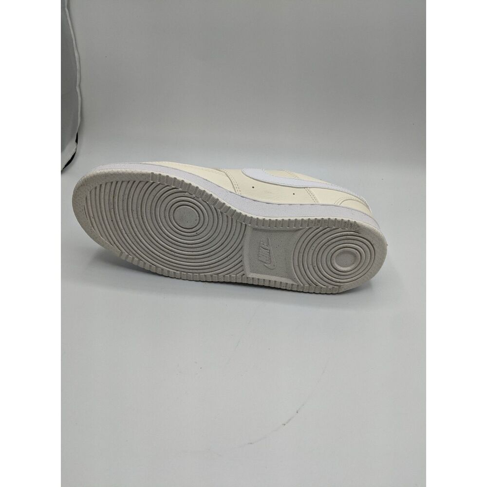Nike Women's Court Vision Low Next Nature, White Black Pale Ivory, 7.5 Medium US - Picture 9 of 10